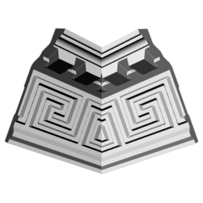 GP-55 уголки к потолочному плинтусу