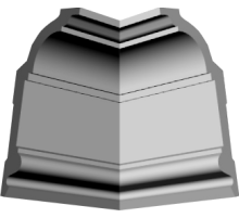 Уголки к потолочному плинтусу GP71