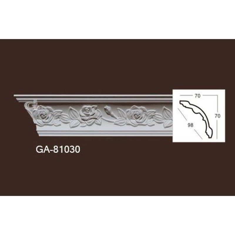 Карниз из полиуретана с онаментом 81030