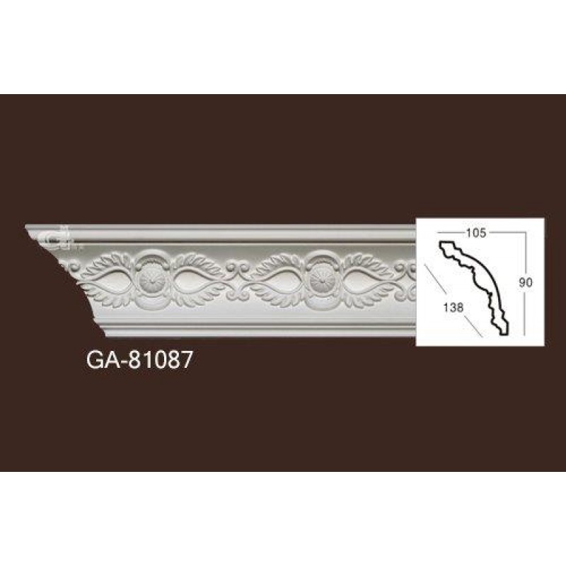 Карниз из полиуретана гладкий 81087