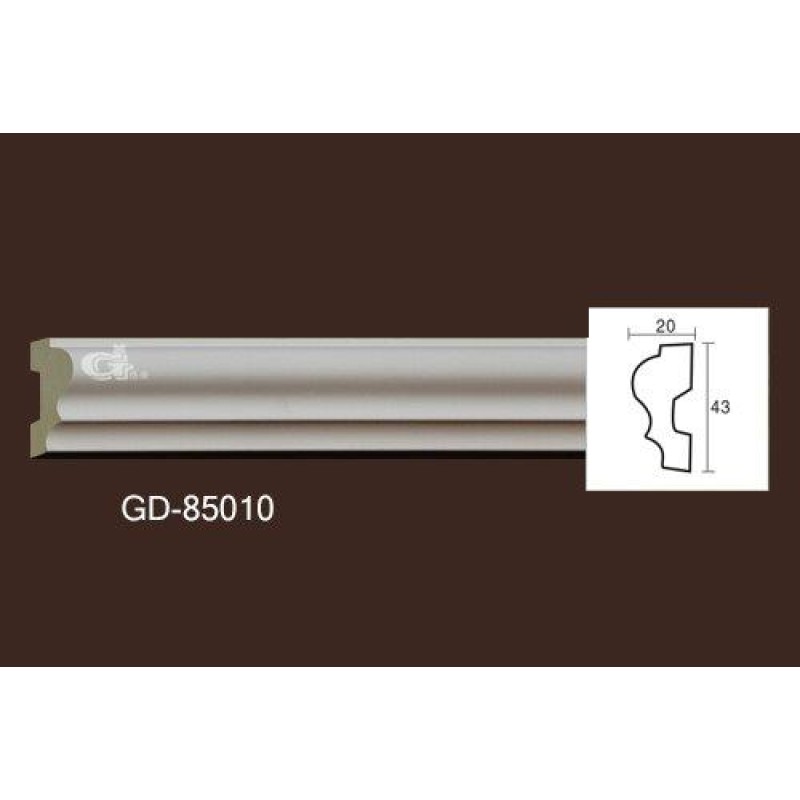 Молдинг без орнамента 85010