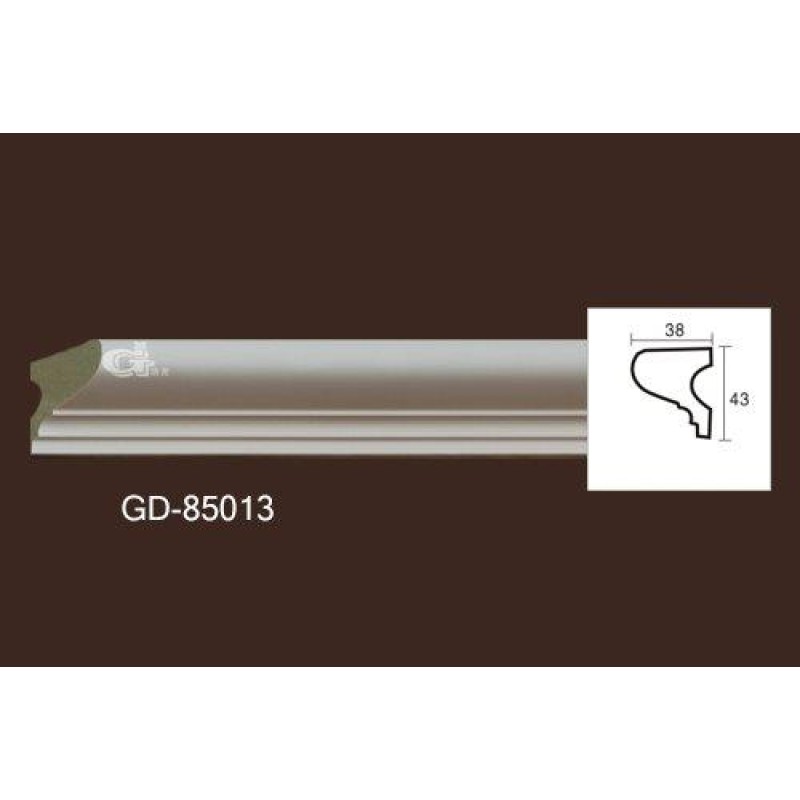 Молдинг без орнамента 85013