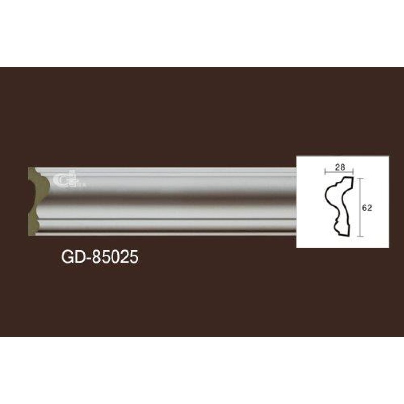 Молдинг без орнамента 85025