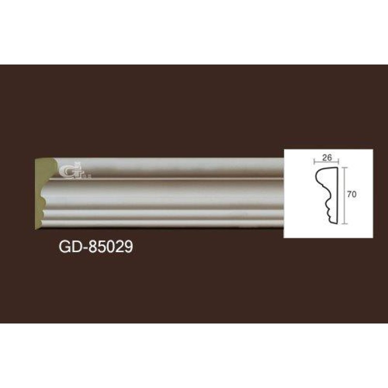Молдинг без орнамента 85029