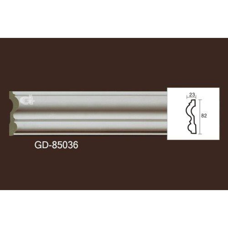 Молдинг без орнамента 85036