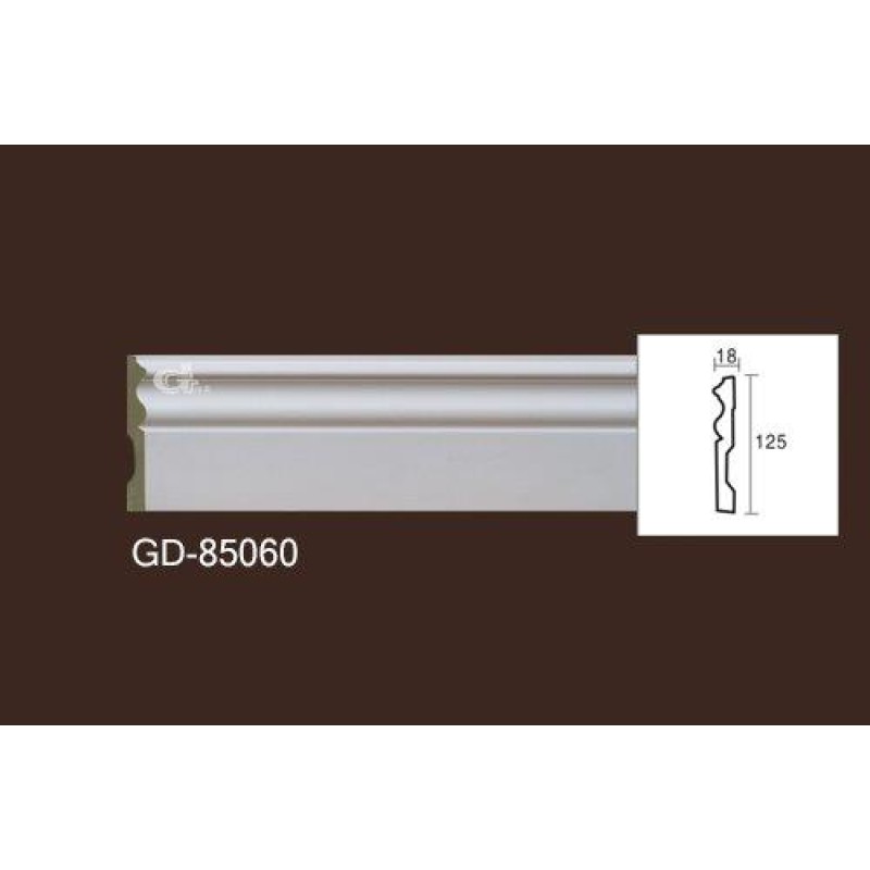 Молдинг без орнамента 85060