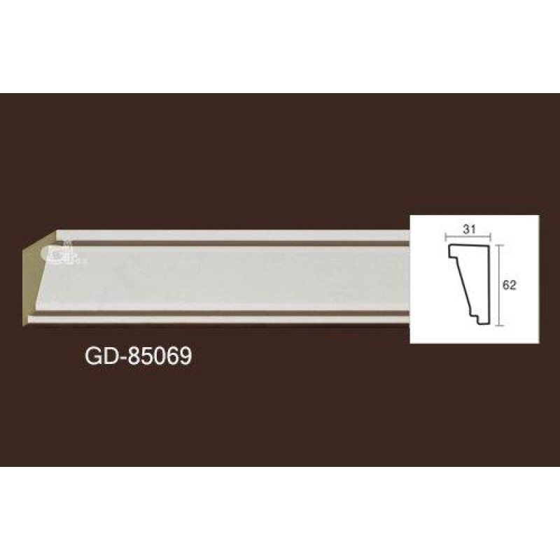 Молдинг без орнамента 85069