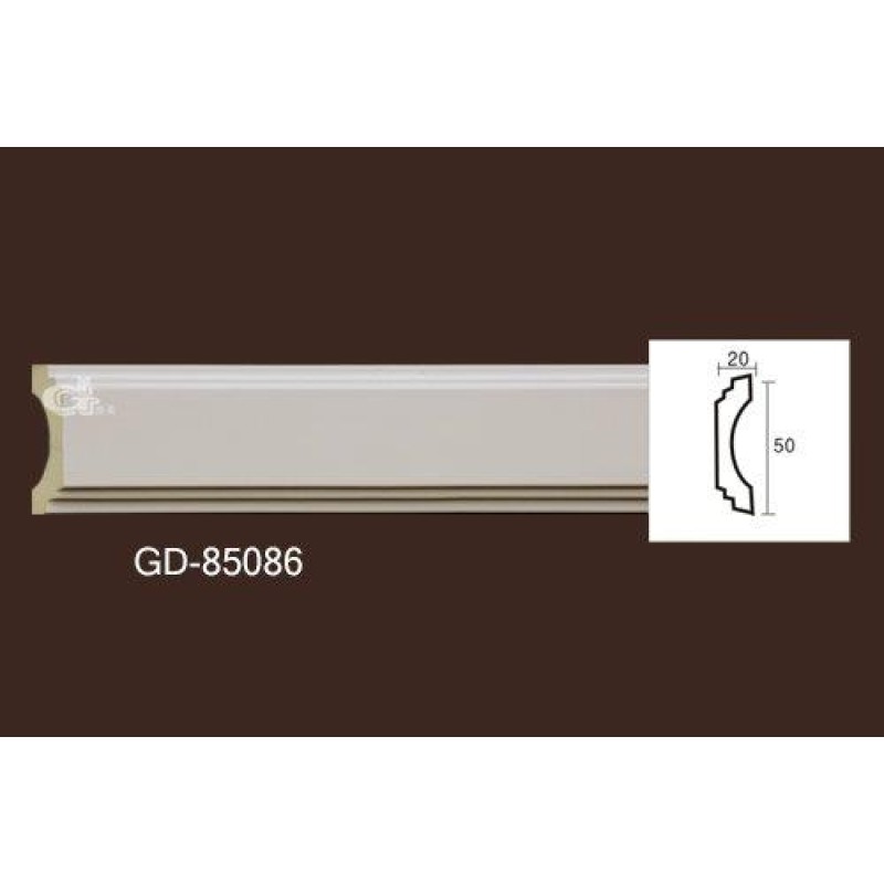 Молдинг без орнамента 85086