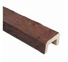 Декоративная балка Рустик (дуб темный) 200х130х4000