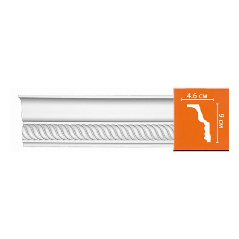 95088 потолочный плинтус с орнаментом DECOMASTER