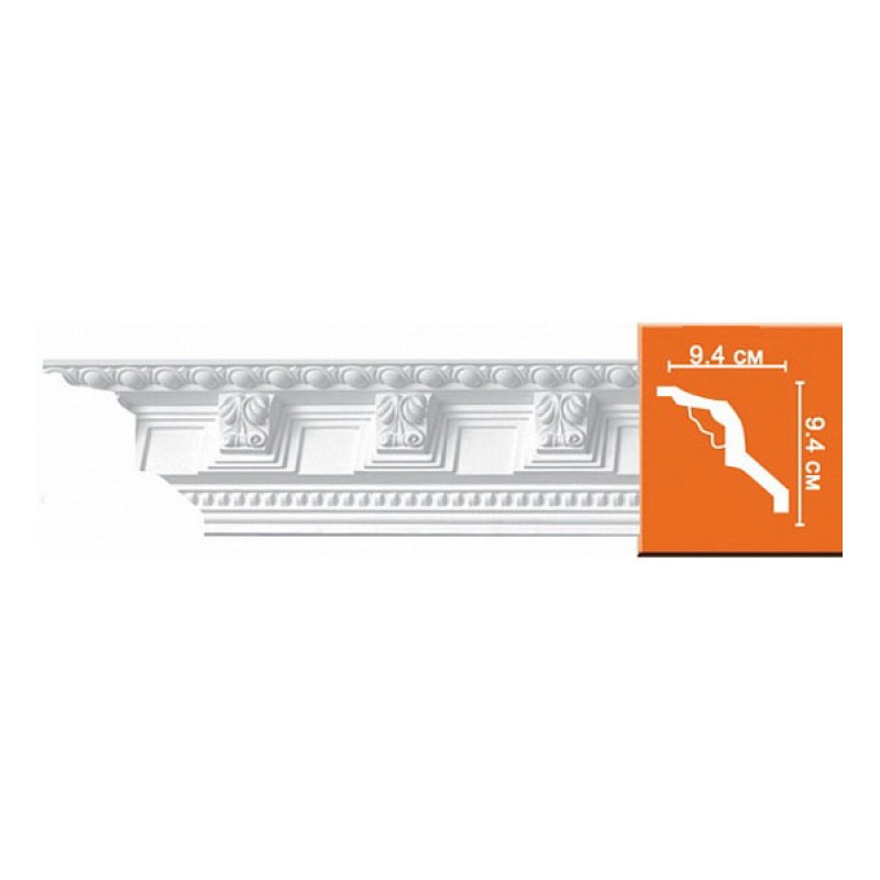 95338 потолочный плинтус с орнаментом DECOMASTER