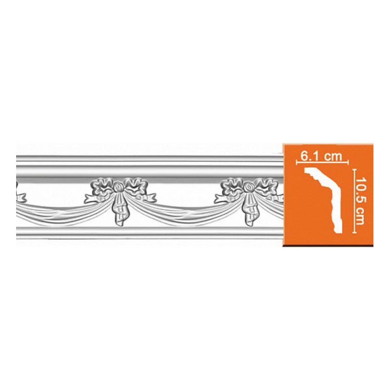 95603 потолочный плинтус с орнаментом DECOMASTER