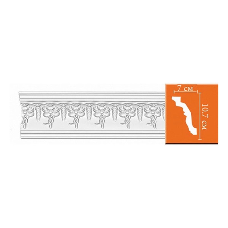 95696 потолочный плинтус с орнаментом DECOMASTER