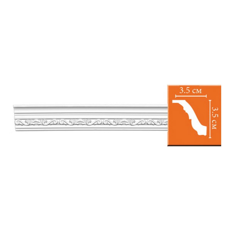 95842 потолочный плинтус с орнаментом DECOMASTER