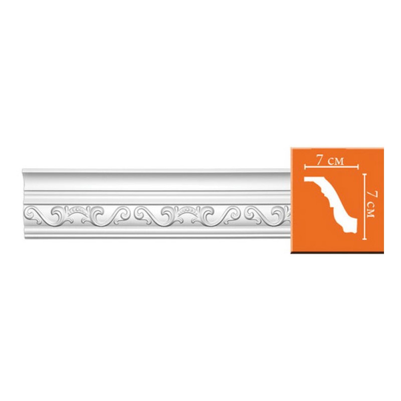 95843 потолочный плинтус с орнаментом DECOMASTER