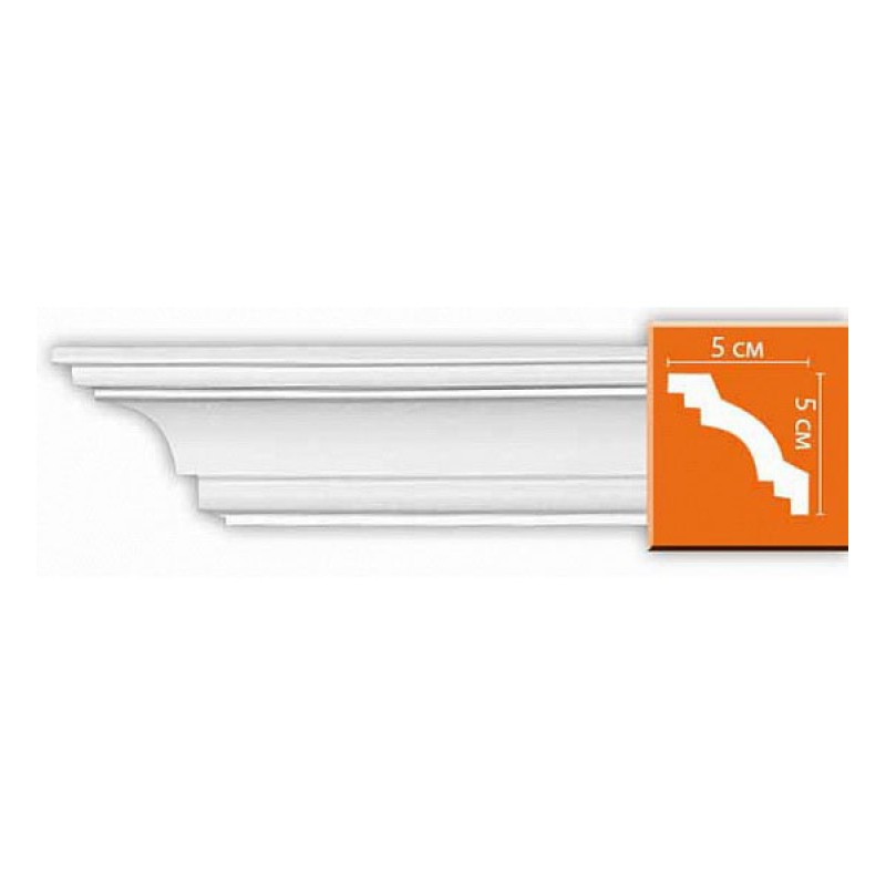 96117/19 FLEXIBLE плинтус DECOMASTER-2 (50х50х2400мм)