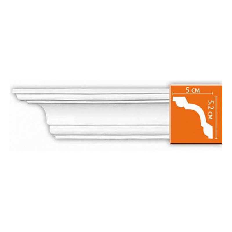 96628/18 FLEXIBLE плинтус DECOMASTER-2 (52х50х2400мм)