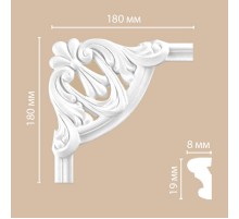 97100-1/100 угол DECOMASTER-2 (180х180х18мм)