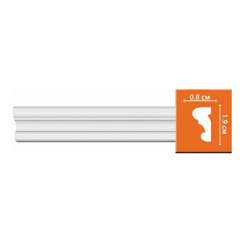 Молдинг без орнамента Декомастер 97100