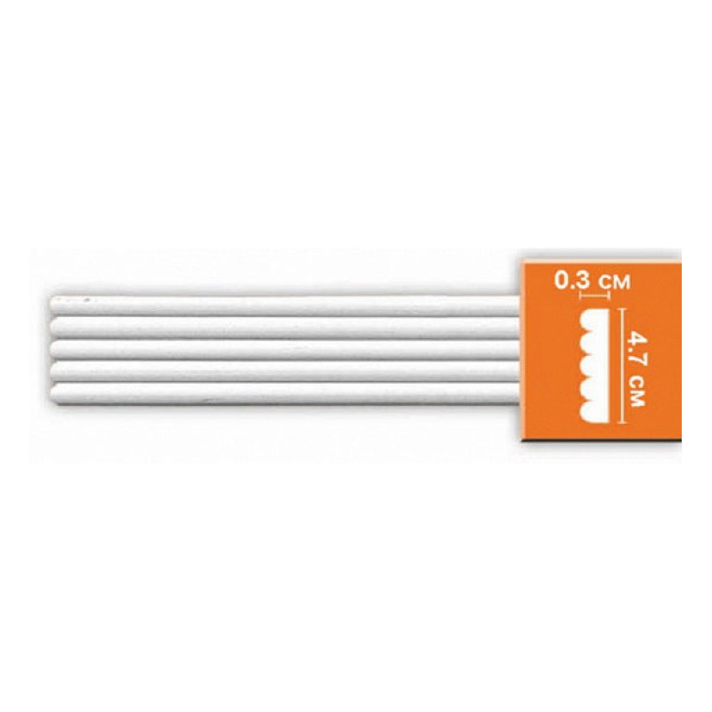 Молдинг гладкий 97607