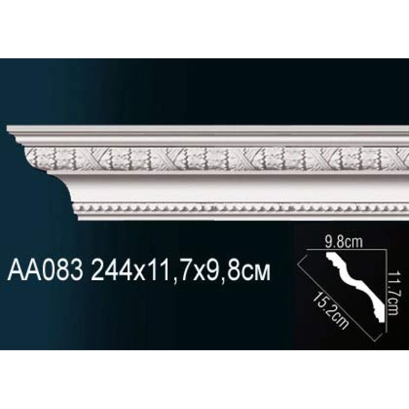Карниз потолочный с рисунком AA083