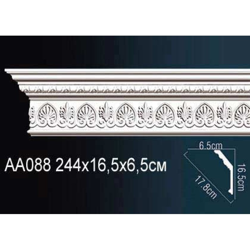 Карниз потолочный с рисунком AA088