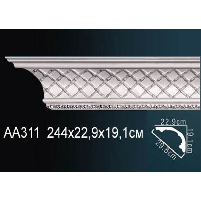 Карниз потолочный с рисунком AA311