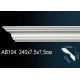 Карниз потолочный гладкий AB104