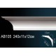 Карниз потолочный гладкий AB105