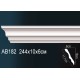 Карниз потолочный гладкий AB182