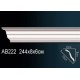 Карниз потолочный гладкий AB222