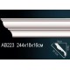 Карниз потолочный гладкий AB223