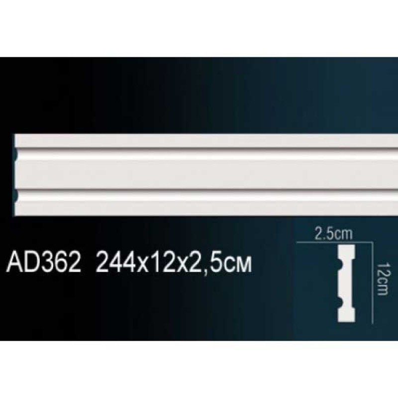 Молдинг гладкий AD362