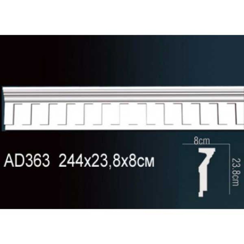 Молдинг гладкий AD363 