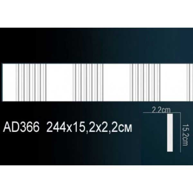 Молдинг гладкий AD366