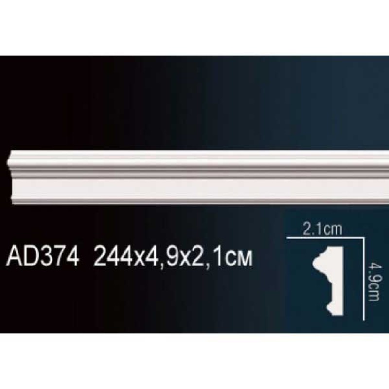 Молдинг гладкий AD374