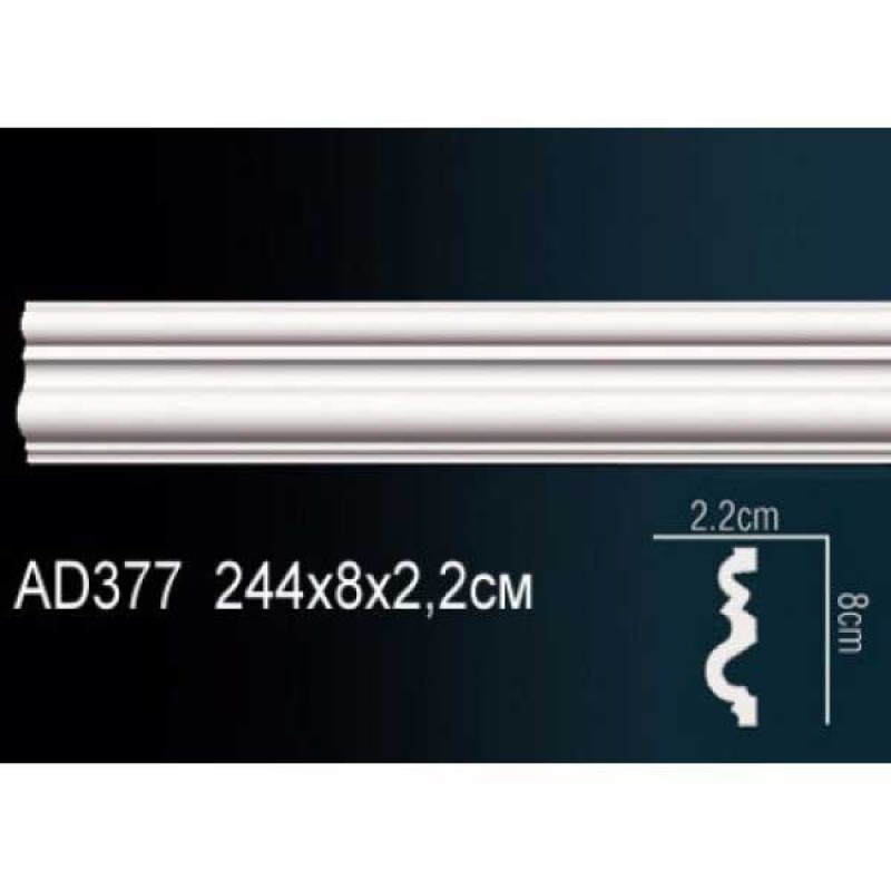 Молдинг гладкий AD377