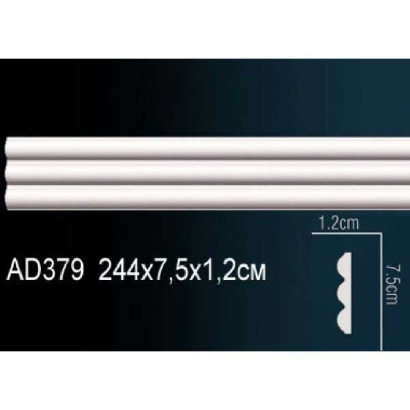 Молдинг гладкий AD379