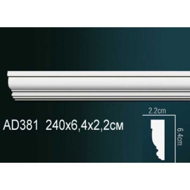 Молдинг гладкий AD381