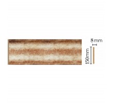 Цветная лепнина панель В15-127