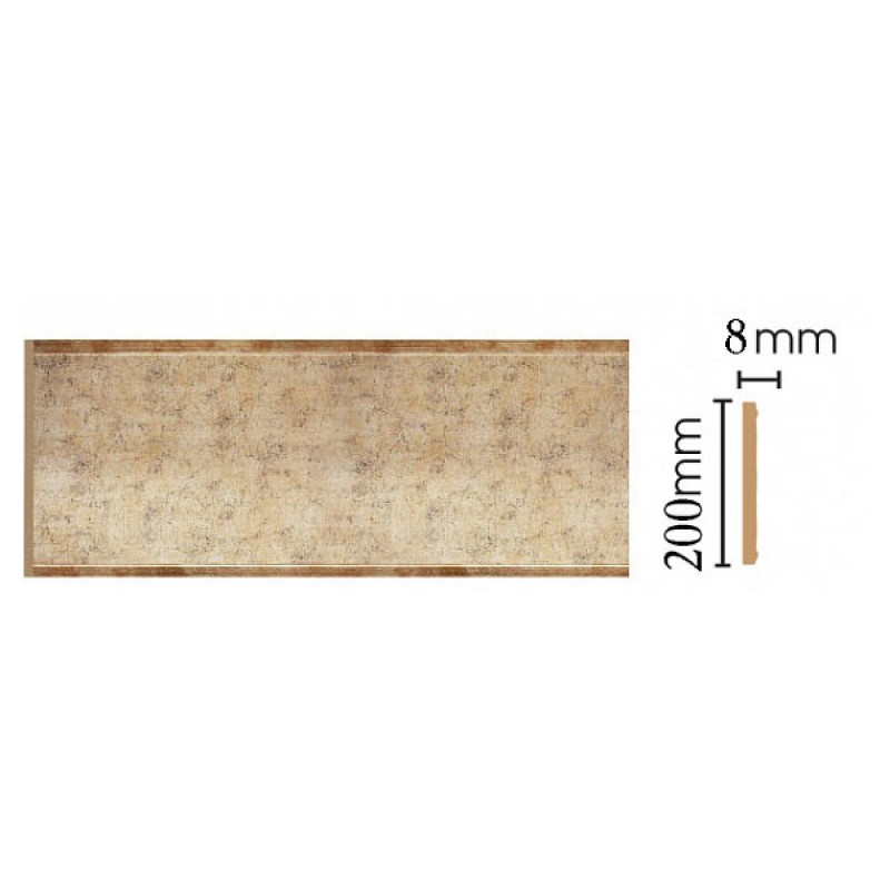 Цветная лепнина панель В20-553