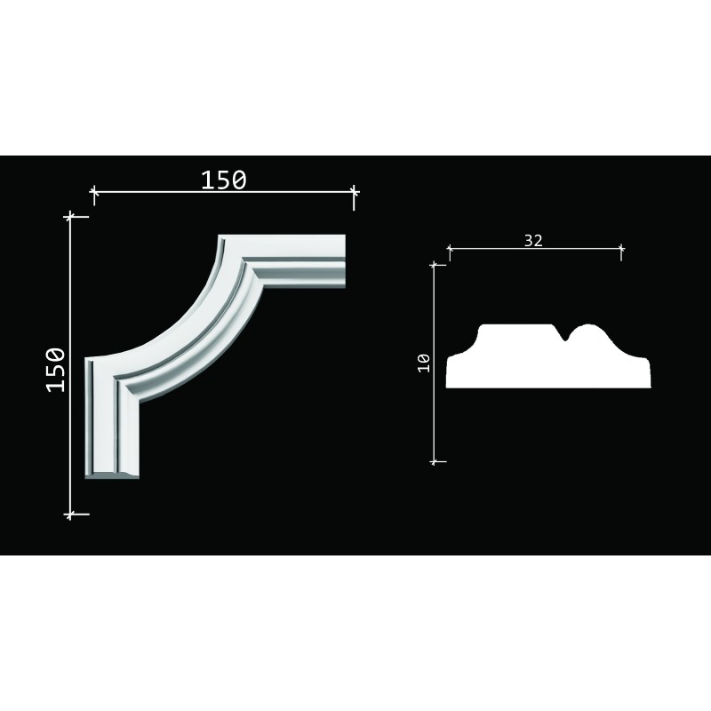 Декоративный уголок C1-DD603