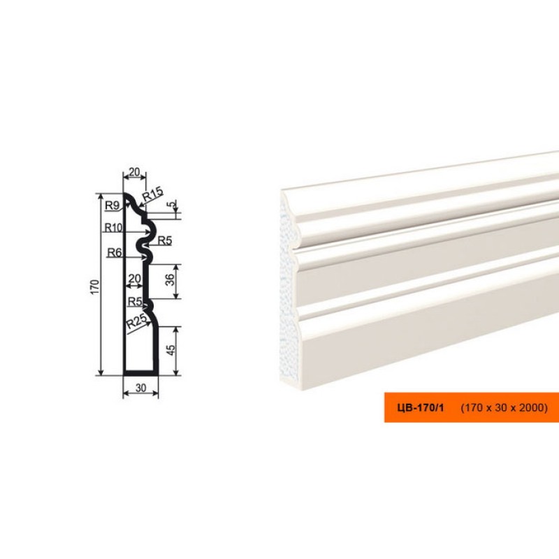 Молдинг ЦВ-170/1