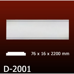 Дверной декор D2001(76*16*2200) OptimalDecor
