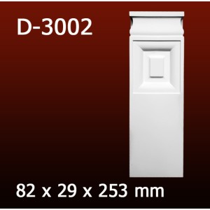 Дверной декор D3002(82*29*253) OptimalDecor