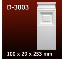 Дверной декор D3003(100*29*253) OptimalDecor