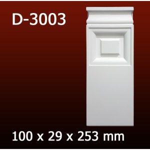 Дверной декор D3003(100*29*253) OptimalDecor