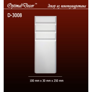Дверной декор D3008(83*30*244) OptimalDecor
