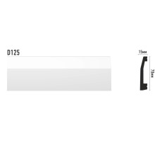D125/25 Плинтус ДМ(70*15*2000 мм)