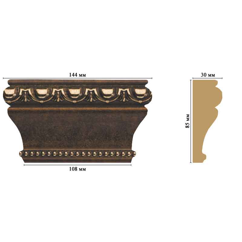 D202-56 Капитель 144*85*30 мм